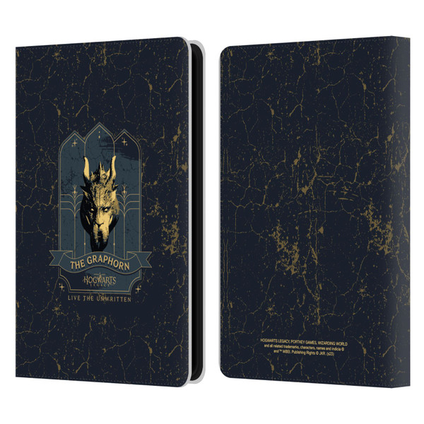 Hogwarts Legacy Graphics The Graphorn Leather Book Wallet Case Cover For Amazon Kindle Paperwhite 5 (2021)