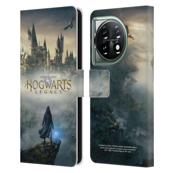 Hogwarts Legacy Graphics Key Art Leather Book Wallet Case Cover For OnePlus 11 5G