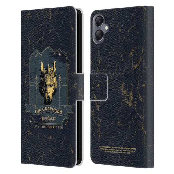 Hogwarts Legacy Graphics The Graphorn Leather Book Wallet Case Cover For Samsung Galaxy A05