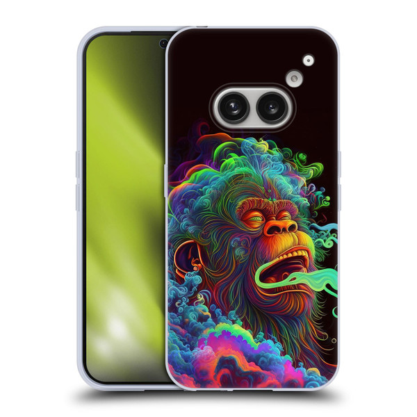 Wumples Cosmic Animals Clouded Monkey Soft Gel Case for Nothing Phone (2a)