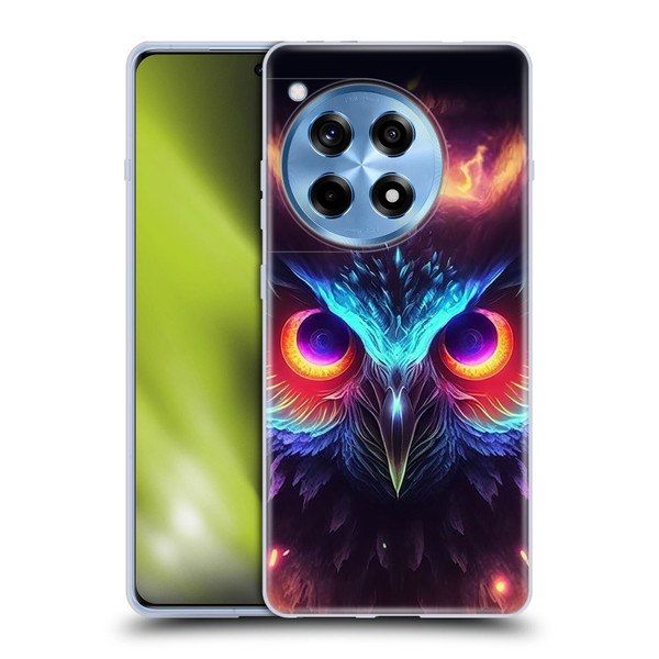 Wumples Cosmic Animals Owl Soft Gel Case for OnePlus 12R