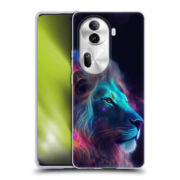 Wumples Cosmic Animals Lion Soft Gel Case for OPPO Reno11 Pro