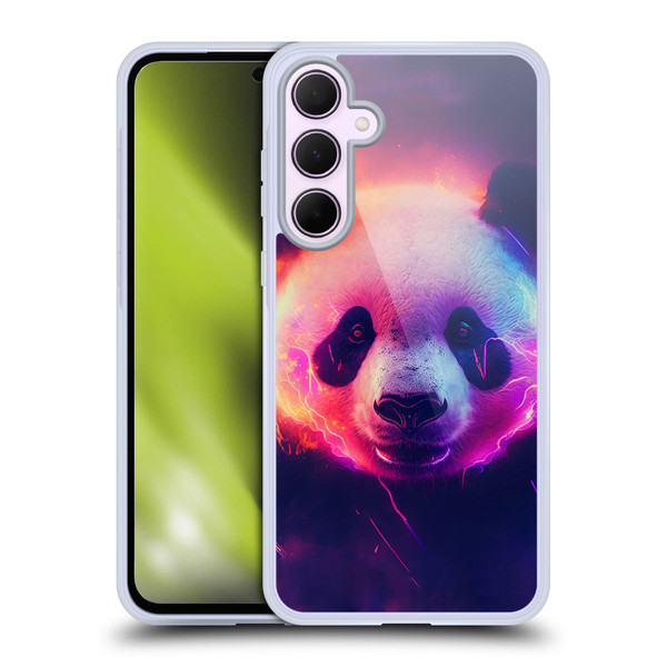 Wumples Cosmic Animals Panda Soft Gel Case for Samsung Galaxy A35 5G