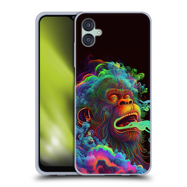 Wumples Cosmic Animals Clouded Monkey Soft Gel Case for Samsung Galaxy M04 5G / A04e