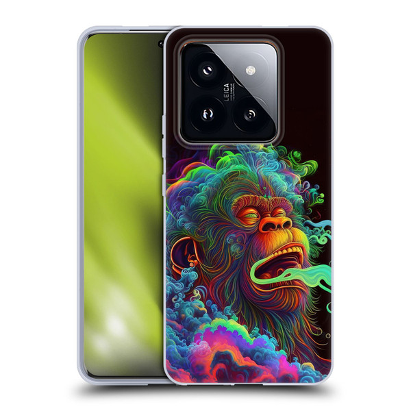Wumples Cosmic Animals Clouded Monkey Soft Gel Case for Xiaomi 14 Pro