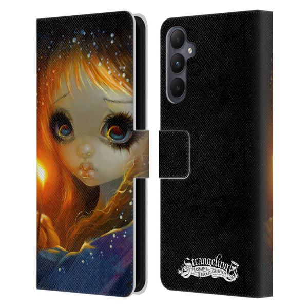Strangeling Art The Little Match Girl Leather Book Wallet Case Cover For Samsung Galaxy A05s