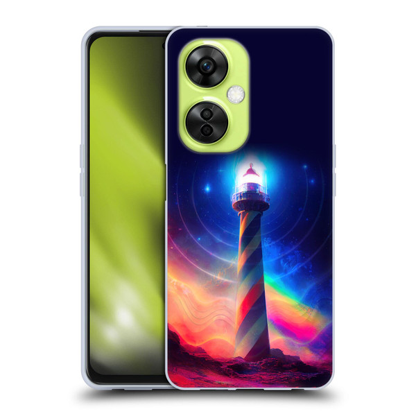 Wumples Cosmic Universe Lighthouse Soft Gel Case for OnePlus Nord CE 3 Lite 5G