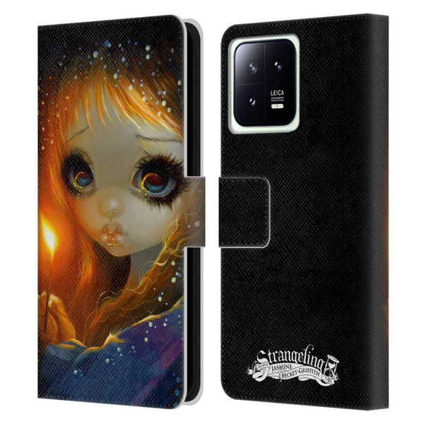 Strangeling Art The Little Match Girl Leather Book Wallet Case Cover For Xiaomi 13 5G