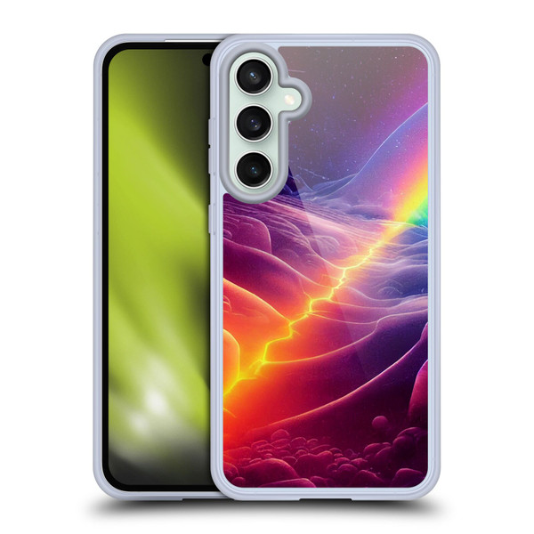 Wumples Cosmic Universe A Chasm On A Distant Moon Soft Gel Case for Samsung Galaxy S23 FE 5G