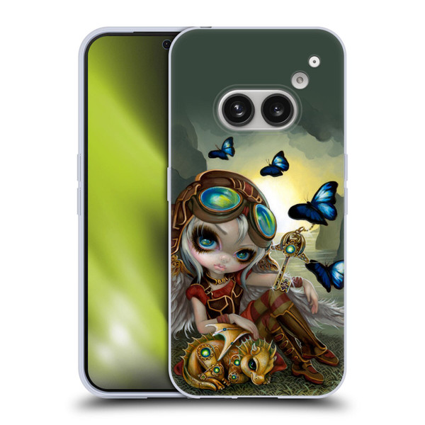 Strangeling Dragon Steampunk Fairy Soft Gel Case for Nothing Phone (2a)