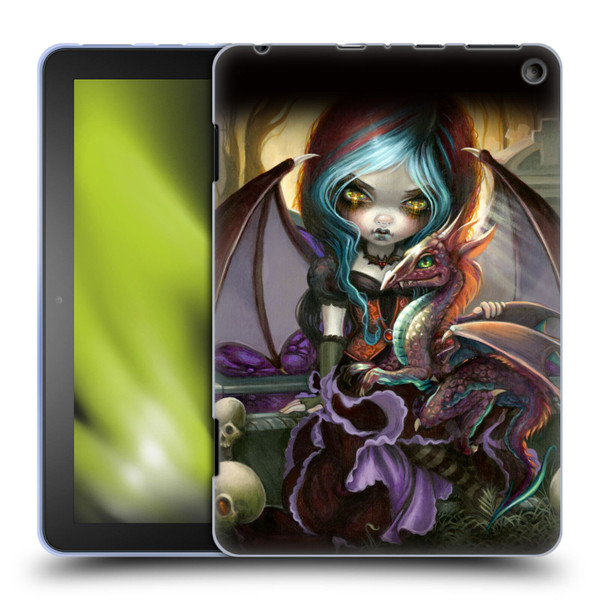 Strangeling Dragon Vampire Fairy Soft Gel Case for Amazon Fire HD 8/Fire HD 8 Plus 2020