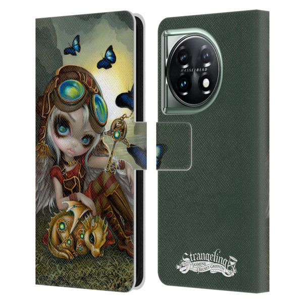 Strangeling Dragon Steampunk Fairy Leather Book Wallet Case Cover For OnePlus 11 5G