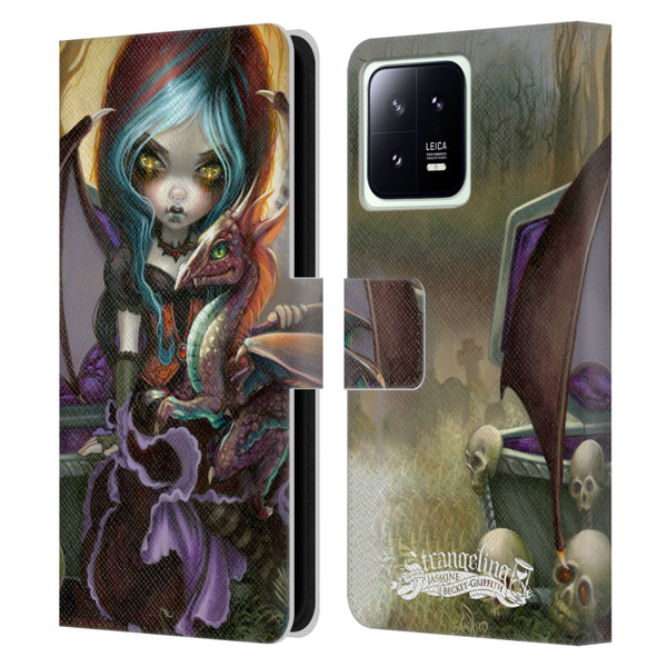 Strangeling Dragon Vampire Fairy Leather Book Wallet Case Cover For Xiaomi 13 5G
