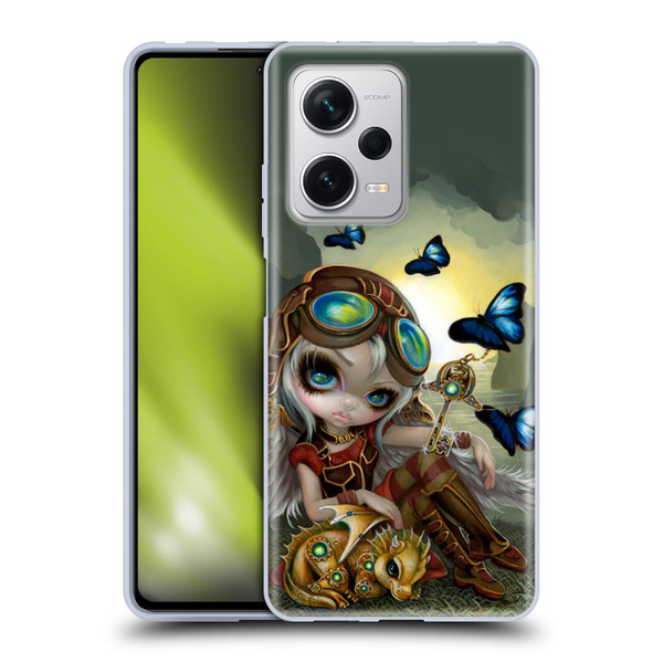 Strangeling Dragon Steampunk Fairy Soft Gel Case for Xiaomi Redmi Note 12 Pro+ 5G