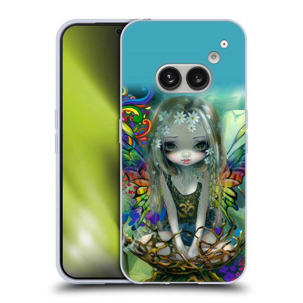 Strangeling Fairy Art Rainbow Winged Soft Gel Case for Nothing Phone (2a)