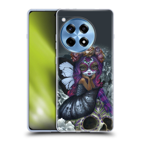 Strangeling Fairy Art Day of Dead Skull Soft Gel Case for OnePlus 12R