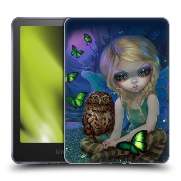 Strangeling Fairy Art Summer with Owl Soft Gel Case for Amazon Kindle Paperwhite 5 (2021)