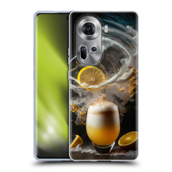 Spacescapes Cocktails Explosive Elixir, Whisky Sour Soft Gel Case for OPPO Reno11