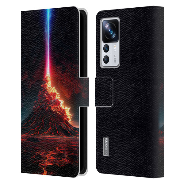 Wumples Cosmic Universe Int Eruption Leather Book Wallet Case Cover For Xiaomi 12T Pro
