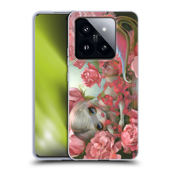 Strangeling Mermaid Roses Soft Gel Case for Xiaomi 14 Pro