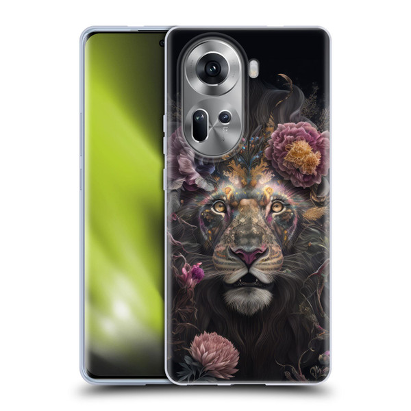 Spacescapes Floral Lions Pride Soft Gel Case for OPPO Reno11
