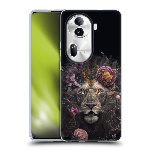 Spacescapes Floral Lions Pride Soft Gel Case for OPPO Reno11 Pro