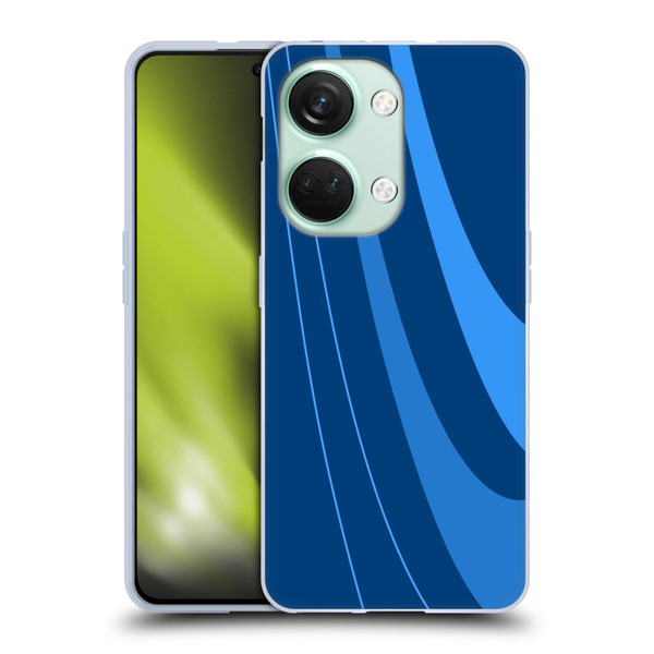 Ameritech Graphics Blue Mono Swirl Soft Gel Case for OnePlus Nord 3 5G