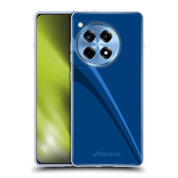 Ameritech Graphics Blue Mono Lines Soft Gel Case for OnePlus 12R