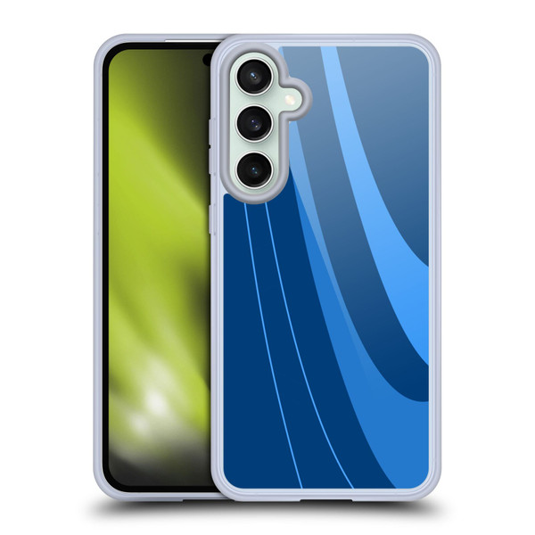 Ameritech Graphics Blue Mono Swirl Soft Gel Case for Samsung Galaxy S23 FE 5G