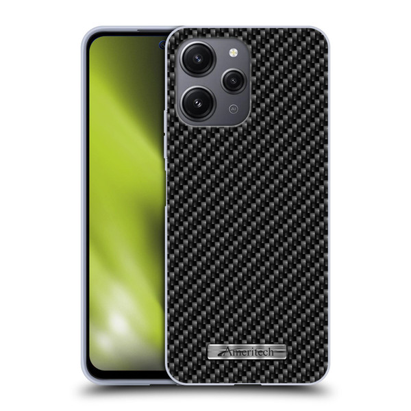 Ameritech Graphics Carbon Fiber Print Soft Gel Case for Xiaomi Redmi 12