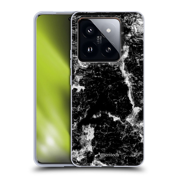 Ameritech Graphics Black Marble Soft Gel Case for Xiaomi 14 Pro