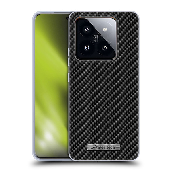 Ameritech Graphics Carbon Fiber Print Soft Gel Case for Xiaomi 14 Pro