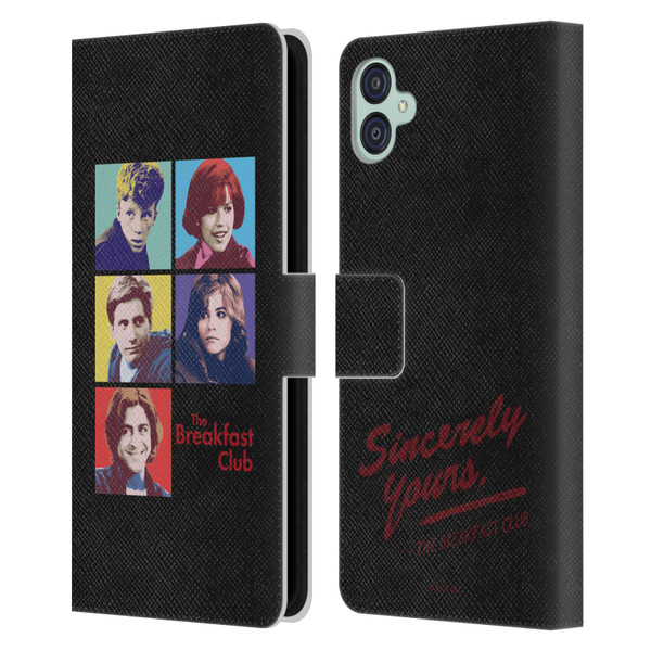 The Breakfast Club Graphics Pop Art Leather Book Wallet Case Cover For Samsung Galaxy M04 5G / A04e