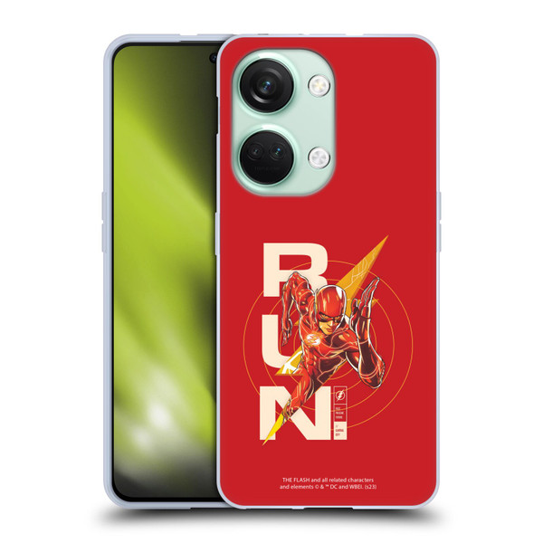 The Flash 2023 Graphics Barry Allen Run Soft Gel Case for OnePlus Nord 3 5G