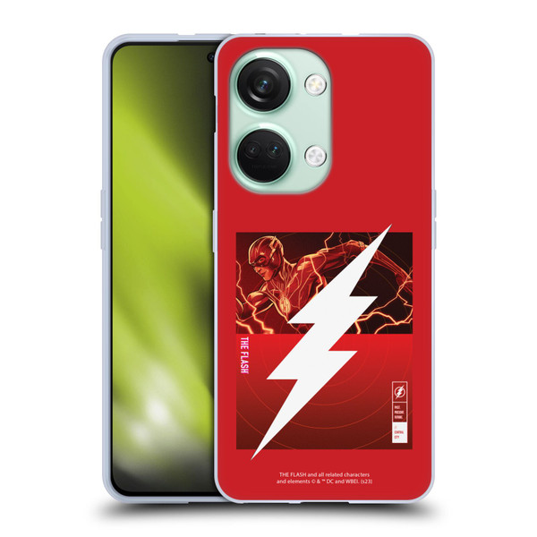 The Flash 2023 Graphics Barry Allen Logo Soft Gel Case for OnePlus Nord 3 5G