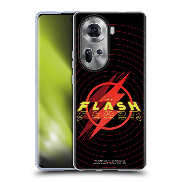 The Flash 2023 Graphics Logo Soft Gel Case for OPPO Reno11