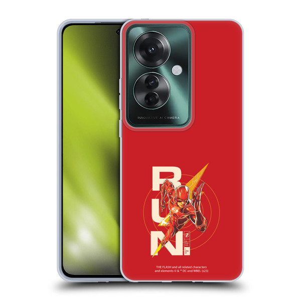 The Flash 2023 Graphics Barry Allen Run Soft Gel Case for OPPO Reno11 F 5G / F25 Pro 5G