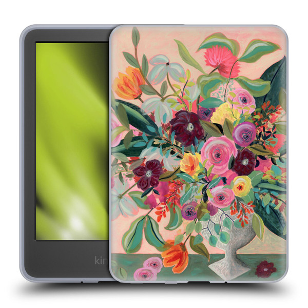 Suzanne Allard Floral Art Floral Centerpiece Soft Gel Case for Amazon Kindle 11th Gen 6in 2022