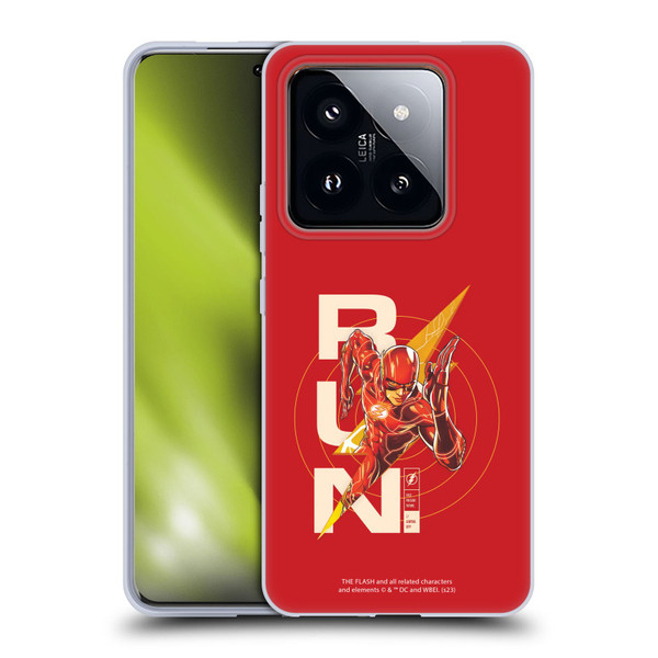 The Flash 2023 Graphics Barry Allen Run Soft Gel Case for Xiaomi 14 Pro