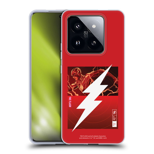 The Flash 2023 Graphics Barry Allen Logo Soft Gel Case for Xiaomi 14 Pro