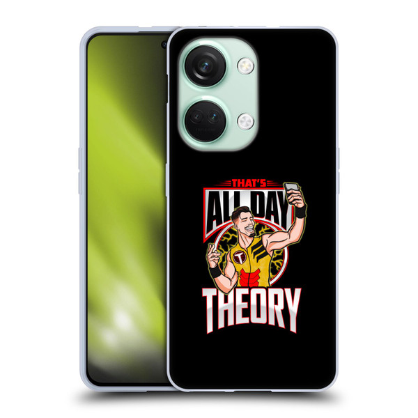 WWE Austin Theory All Day Theory Soft Gel Case for OnePlus Nord 3 5G