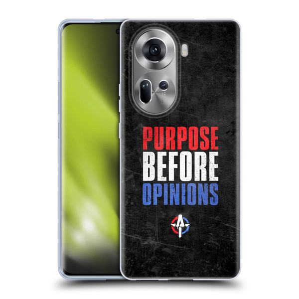 WWE Austin Theory Purpose Before Opinions Soft Gel Case for OPPO Reno11