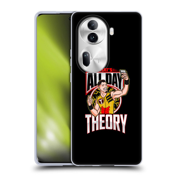 WWE Austin Theory All Day Theory Soft Gel Case for OPPO Reno11 Pro
