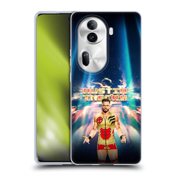 WWE Austin Theory Portrait Soft Gel Case for OPPO Reno11 Pro