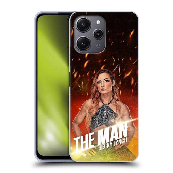 WWE Becky Lynch The Man Portrait Soft Gel Case for Xiaomi Redmi 12