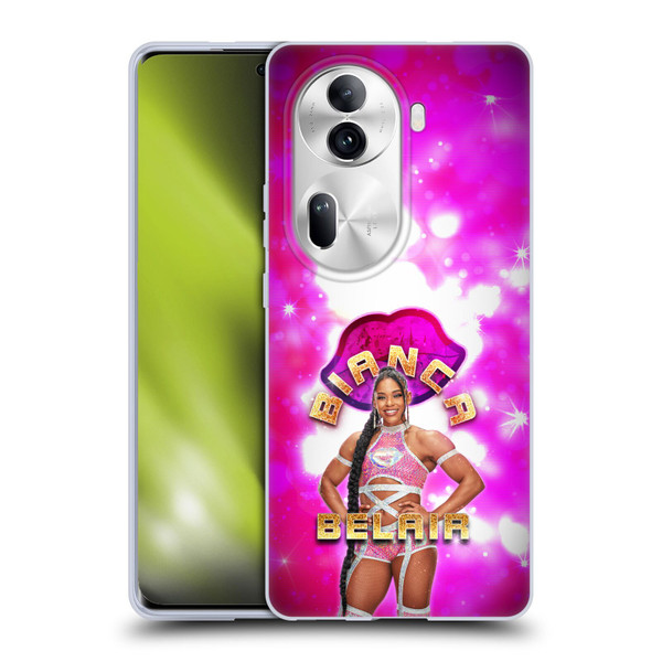 WWE Bianca Belair Portrait Soft Gel Case for OPPO Reno11 Pro