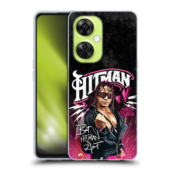 WWE Bret Hart Hitman Graphics Soft Gel Case for OnePlus Nord CE 3 Lite 5G