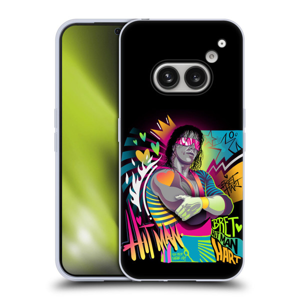 WWE Bret Hart Neon Art Soft Gel Case for Nothing Phone (2a)