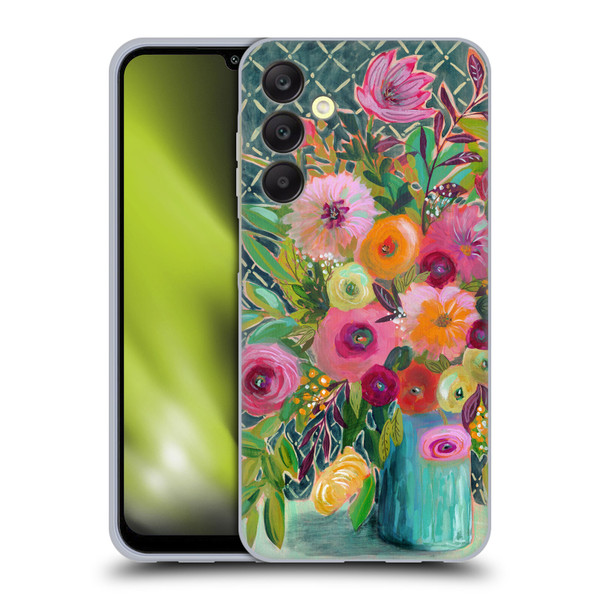 Suzanne Allard Floral Graphics Hope Springs Soft Gel Case for Samsung Galaxy A25 5G