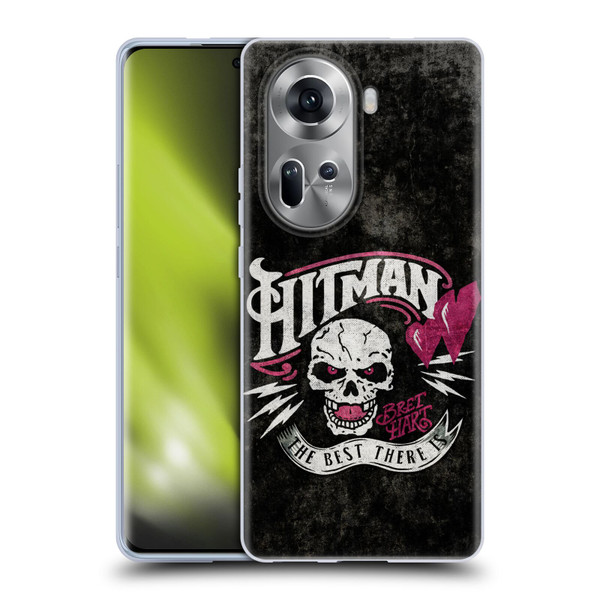 WWE Bret Hart Hitman Logo Soft Gel Case for OPPO Reno11